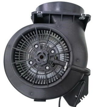 Kipas Blower AC Sentrifugal Shell Plastik Hitam Untuk Pembersih Udara Cooker Hood