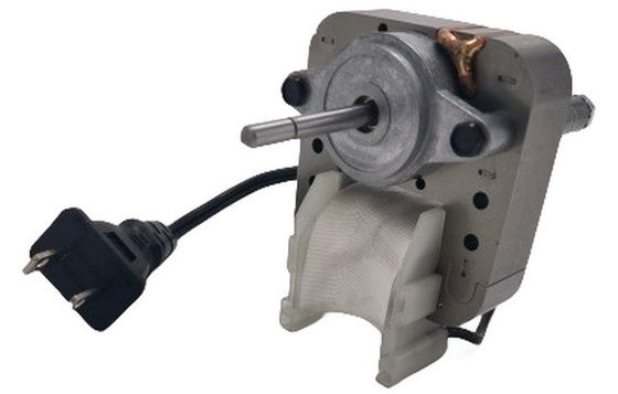 2.38&quot; 27W C Frame Electric Fan Motors Ac Single Phase Shaded Pole dengan colokan listrik