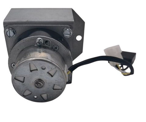 5.5W 2.4RPM Pellet Auger Motor Kompor Pelet Auger Shaft Shade Pole Dengan Braket Logam