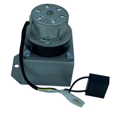 5.5W 2.4RPM Pellet Auger Motor Kompor Pelet Auger Shaft Shade Pole Dengan Braket Logam