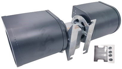 64W 1.0A 115V Motor Blower Konveksi Roda Suhu Tinggi 4X4 Kandang Tupai