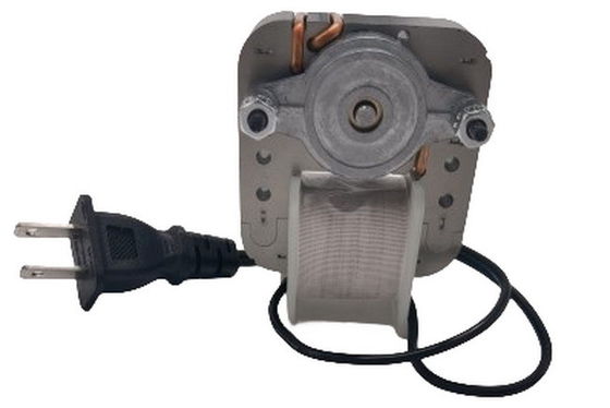 2.38&quot; 27W C Frame Electric Fan Motors Ac Single Phase Shaded Pole dengan colokan listrik