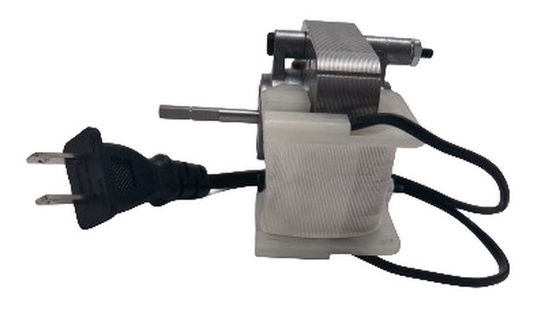 2.38&quot; 27W C Frame Electric Fan Motors Ac Single Phase Shaded Pole dengan colokan listrik
