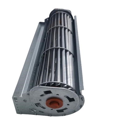 Kipas Blower Aliran Silang Impeler 45W 65Mm AC Volume Udara Tinggi