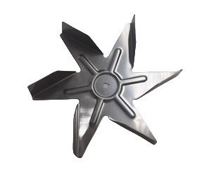 150mm Diameter Fireplace Fan 6 Blade Stainless Steel Untuk Kompor Oven