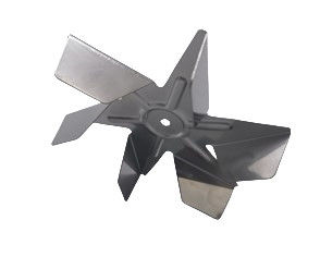 150mm Diameter Fireplace Fan 6 Blade Stainless Steel Untuk Kompor Oven