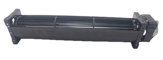 Tangential Blower Cross Flow Fan Elektroforesis Hitam 120V 60HZ 260mm Untuk oven listrik