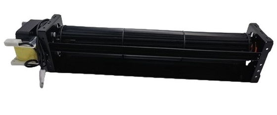 Tangential Blower Cross Flow Fan Elektroforesis Hitam 120V 60HZ 260mm Untuk oven listrik